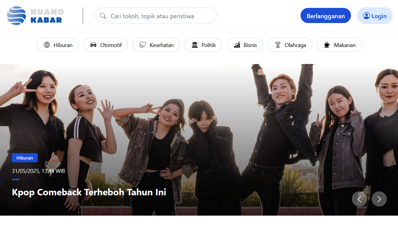 Portal Berita Website